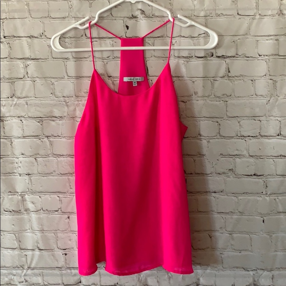 Naked zebra Hot Pink Top